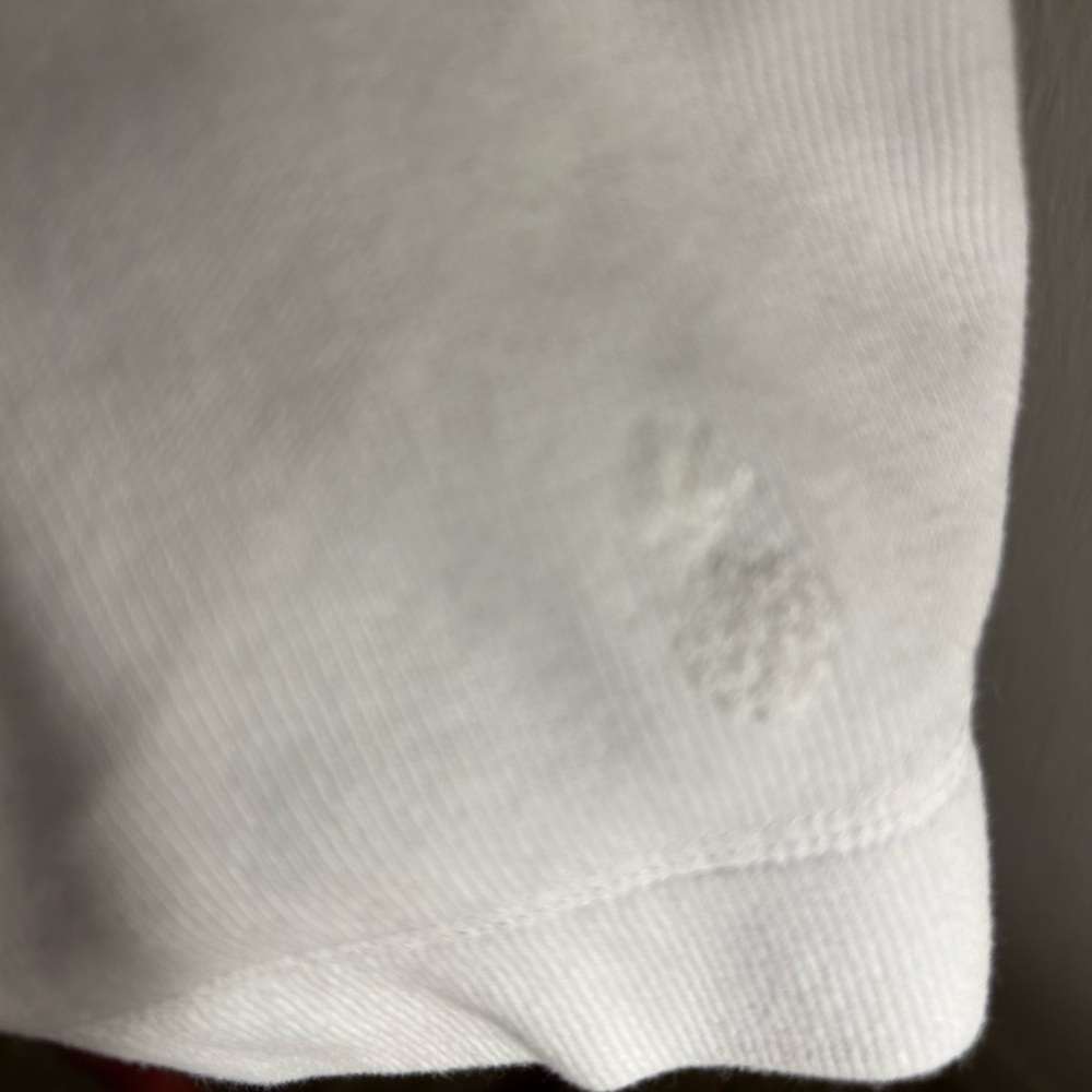 Tommy Bahama Women's Half Zip Sweatshirt - White XL - Picture 9 of 10